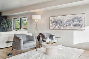 Living area with views