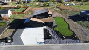 Aerial view of property and surrounding area