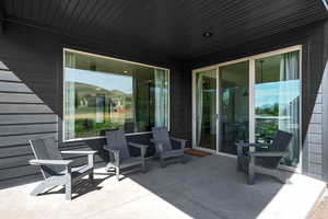 View of patio