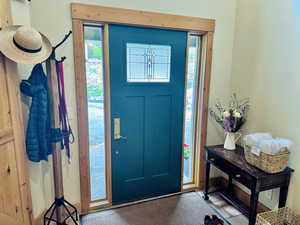 New insulated front door.
