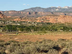 View of mountain background