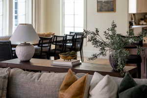 View of living area