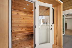 View of sauna