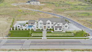 Aerial view of property and surrounding area
