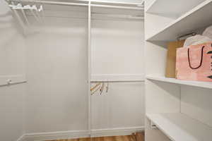Primary suite walk-in closet