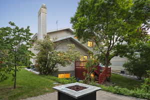 View from the second corner patio