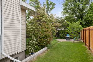 Side yard leading to second patio