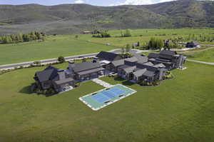 View of rural area featuring a mountain backdrop