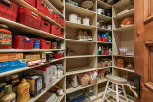 View of storage area