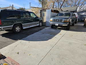 View of vehicle parking