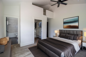 virtual staged bedroom.