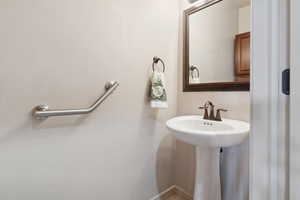 View of bathroom