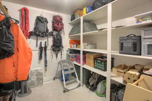 View of storage area