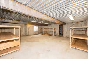 View of basement