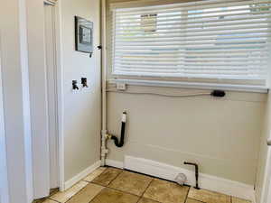 Separate Laundry area