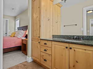 View showing second separate sink in the Jack & Jill Bathroom