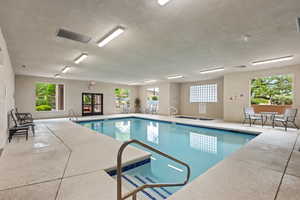 View of indoor pool