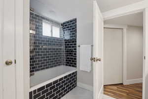 Bathroom with baseboards
