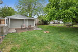 View of yard featuring a patio