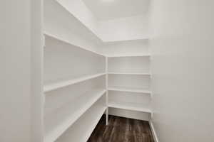 View of storage area