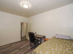 Unit 1 furnished bedroom 2