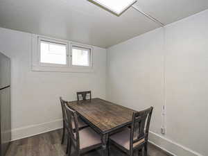 Unit 2 kitchen and dining area