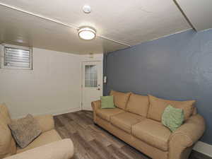 Unit 2 Living room with entrance to front yard