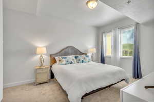 25' x 11.4' Main Level Suite with large walk-in closet, new light grey carpet and remodeled ensuite bath