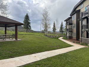 Surrounding community featuring a patio