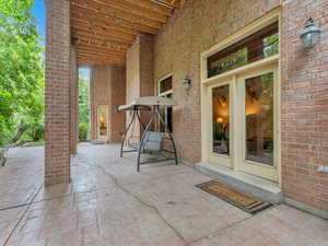View of patio