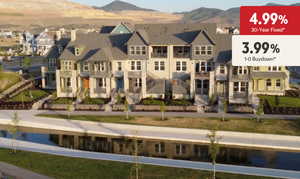 Bird's eye view of a mountainous background