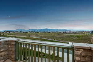View of mountain background