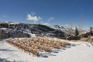 View of mountain backdrop
