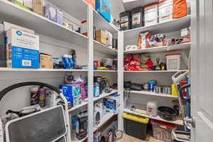 View of storage area