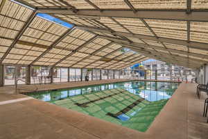 View of indoor pool