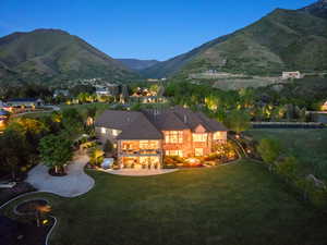 View of mountain backdrop