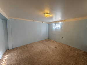 Empty room with carpet