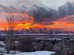 View of mountain background