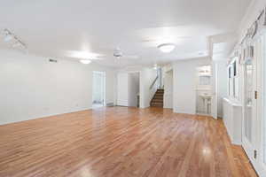 ballroom-style living room on "basement 1"