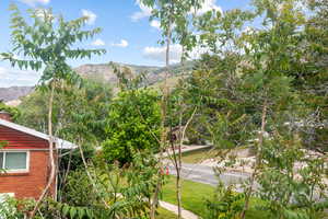 View of mountains from northeast corner bedroom on 2nd floor
