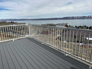 New deck with Bear Lake view
