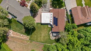 Aerial view of property's location