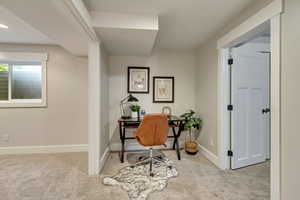 nook with computer desk