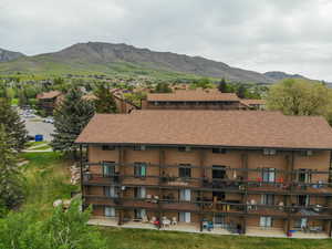 View of mountain background