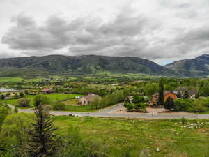 View of mountain background