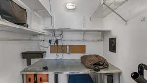 Secondary closet/storage in primary suite