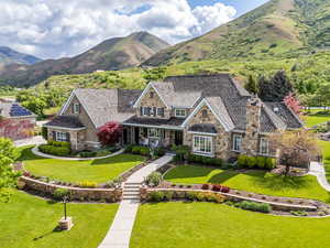 View of mountain backdrop