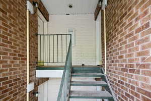 View of stairway
