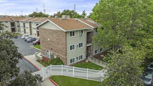 View from above of property
