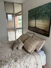 Bedroom has 2 vantage points for views - northeast off deck and southeast.